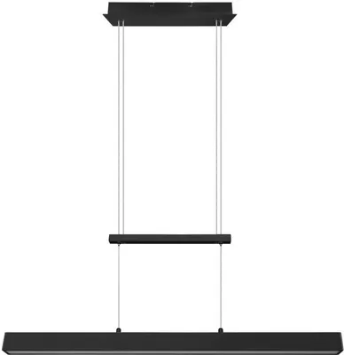 Produktbild von Reality Leuchten LED Pendelleuchte Paros schwarz matt Switch Dimmer