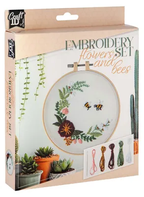 Image de Borduurset Bloemen & Bijtjes