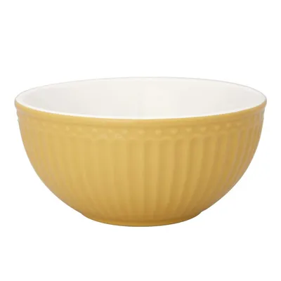 Produktbild von Greengate Alice Müslischale honey mustard 14 cm