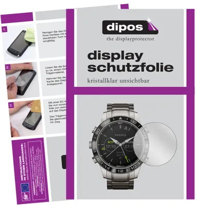 Produktbild von 6x Schutzfolie für Garmin MARQ Aviator klar Displayschutzfolie Folie Display Schutz dipos