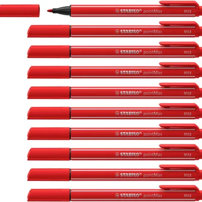 Immagine prodotto di STABILO pointMax penna tecnica Medio Rosso 1 pz