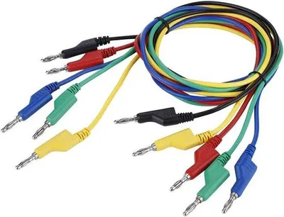 Immagine prodotto di Set da 5 pezzi con doppio connettore per cavi per multimetri