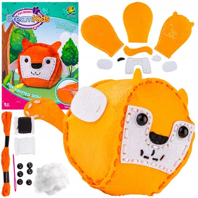 Produktbild von DK Nähset Plüschtier Fuchs Kreativ Bastelset für Kinder