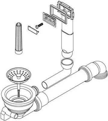 Produktbild von Ablaufventil 629309SET für SCHOCK SOHO N-100S mit Handbetätigung
