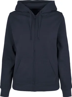 Immagine prodotto di Build Your Brand Basic BB009 | Ladies Basic Zip Hoody - Giacca con cappuccio da donna - Colore: Navy - Taglia: XXL