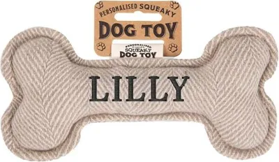 Produktbild von Quietschender Hunde Knochen form-Hundespielzeug Lilly