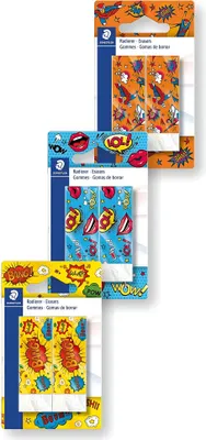 Produktbild von Staedtler Radierer rasoplast 2xBlisterkarte Comic