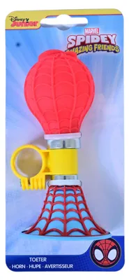 Produktbild von Fahrrad-Hupe Kinder Spiderman Outdoor Spielzeug Fahrrad Zubehör ab 3 Jahre Spidey und seine Super-Freunde