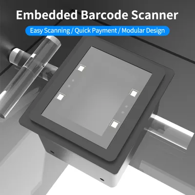 Produktbild von Eingebetteter Barcode-Scanner Selbstinduktion 1D/2D/QR Barcode-Lesemodul-Scanner USB-Verbindung Unterstützung Befehlssteuerung Kompatibel mit Windows für Gate Machine Tickets überprüfen Mobile Payment