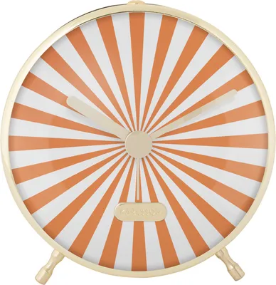 Produktbild von Karlsson - Candy Swirl Wecker - Leuchtendes Orange & Weiß