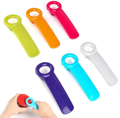 Produktbild von Flaschenöffner Set 6 Stück, manuell, Kunststoff, für Senioren und Kinder