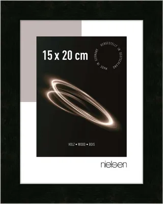 Produktbild von nielsen Holz Bilderrahmen Essential, 15x20 cm, Schwarz