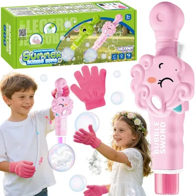 Produktbild von WOOPIE Magische Seifenblasenpistole mit Rauch Seifenblasenmaschine Einhorn