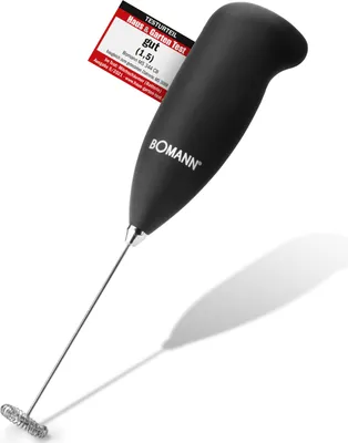 Produktbild von Bomann elektrischer Milchaufschäumer | für Milchschaum in Sekundenschnelle | mit Soft-Touch-Gehäuse | mit Edelstahl-Schaumschläger | MS 344 CB