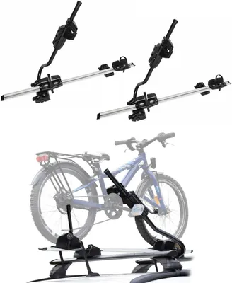 Image de Porte-vélos - Support de coffre de toit - Porte-vélos pour toit - Porte-vélos pour coffre de toit - Râtelier à vélos pour voiture - Adapté pour un poids maximal de 25 kg