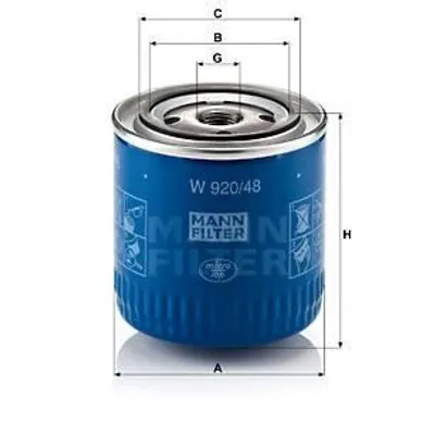 Produktbild von MANN Ölfilter Patrone für Nissan Almera 2 Cabstar NP300 NT400 Primera