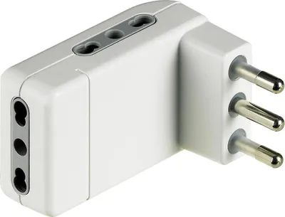 Immagine prodotto di bticino S3606EN Adattatore per spina di rete tipo L (IT) Bianco