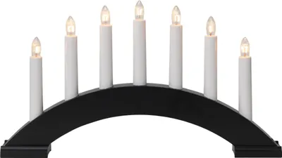 Produktbild von Star Trading 283-16, Leichte Dekorationsfigur, Schwarz, IP20, Weiß, 7 Glühbirne(n), E10