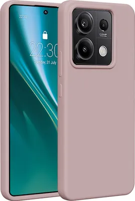 Image de Etteri Housse en silicone pour Xiaomi Redmi Note 13 Pro 5G Housses de téléphone rose clair
