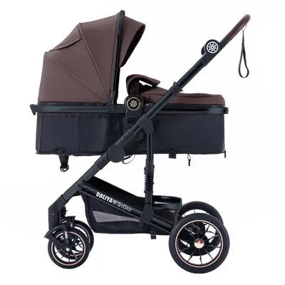 Produktbild von Daliya® NEOMOVE 2in1 Kinderwagen, Babywanne & Sportsitz in einem, Buggy, Alu-Rahmen, Reisekinderwagen, Kombikinderwagen mit großen Einkaufskorb