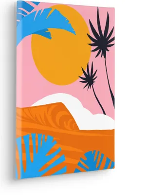 Produktbild von Keilrahmenbild - Island Hopping - Größe 30 x 40 cm
