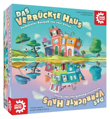 Productafbeelding van Gek huis: Een turbulente bouwspel voor volwassenen en kinderen vanaf 8 jaar. Familie spel voor 2-6 spelers