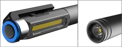 Produktbild von Ledino Akku-Licht-Pen Perlach 0.5Ahmax 250lm USB Ladekabel IPX2 (11140006005022)