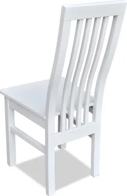 Produktbild von Klassische Stühle Designer Esszimmerstuhl Luxus Weiß Holzstuhl Stuhl