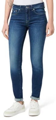 Imagen del producto de Pantalón vaquero para mujer Tommy Jeans, modelo Sophie, corte skinny, color azul (denim oscuro), talla 28W/34L