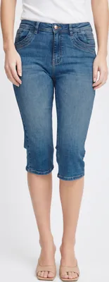 Produktbild von Pulz Jeans PZKATJA Damen Jeanshose Slim-Fit-Jeans Hose Baumwollmischung