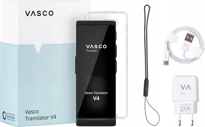 Produktbild von Vasco V4, Sprach- & Fotoübersetzer, Arabisch, Bulgarisch, CAT, China, Tschechisch, Dänisch, Niederländisch, Englisch, ENG (AUS), ENG..., Schwarz, 12,7 cm (5"), 476 x 1440 Pixel, 32 GB