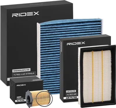 Produktbild von RIDEX Filterset Inspektionspaket Filtersatz für FORD Focus II Schrägheck (DA, HCP, DP) Focus II Kombi (DA, FFS, DS) für VOLVO V50 (545)