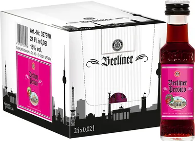 Produktbild von Berliner Persico Sauerkirschenlikör 16% Vol. 24x0,02l