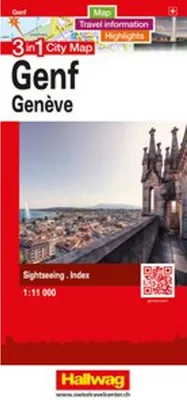 Zdjęcie produktu dla Hallwag Stadtplan Genf
