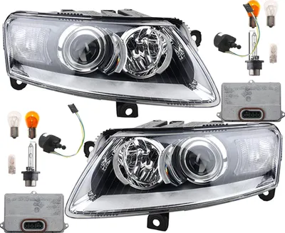 Produktbild von Scheinwerfer Set Xenon passend für Audi A6 4F D2S LR 04-08 Leu. Steuergerät LWR Johns