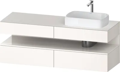 Produktbild von DURAVIT QA4778022840010 QTG KWTU WH Ek. 1600x550x600 Wß Smt H