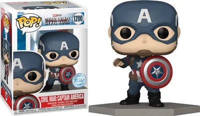 Obrázok produktu pre Figúrka Funko POP Captain America: Civil War 1200 Civil War: Captain America Special Edition