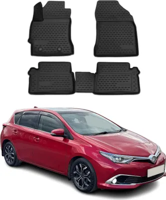 Immagine prodotto di 2012-2021 Toyota Auris tappetini TPE nero 4 pz