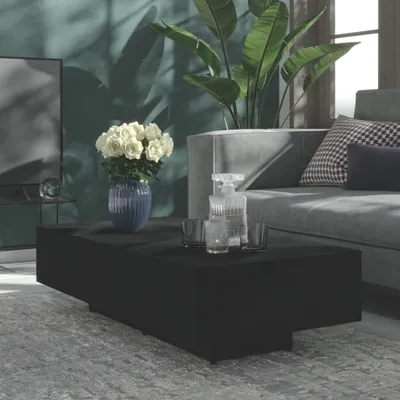Immagine prodotto di Tavolino nero 45,3 "x23,6 "x12,2" Truciolato