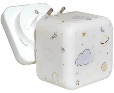 Zdjęcie produktu dla Lampka nocna Kostka kosmos / CloudBox