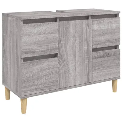 Obrázok produktu pre vidaXL Umývadlová skrinka Sonoma 80x33x60 cm Drevo Materiál