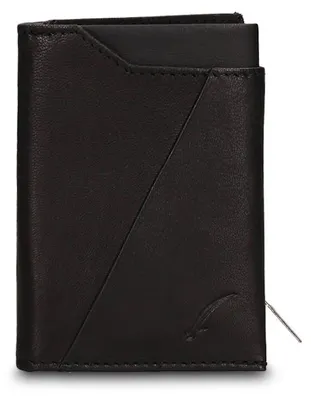 Imagen del producto de Cartera de cuero genuino, cierre magnético, disponible en , azul y marrón