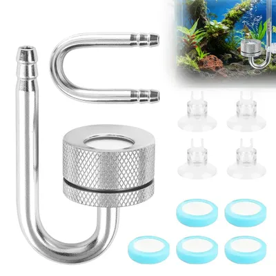 Immagine prodotto di Diffusore di CO2 per acquari, acciaio inossidabile, 60 x 24 mm