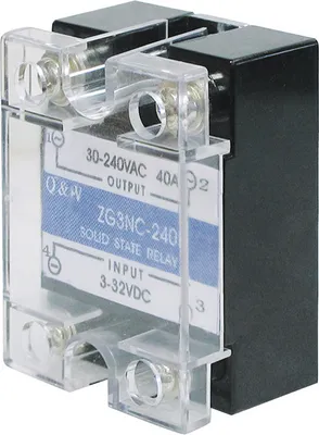 Solid State Relais - Eingang 3-12V DC - Ausgang 30-240V AV 40A