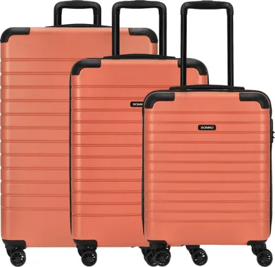 Produktbild von Somko Line - 4-Rollen-Trolley Set 3tlg. (coral)