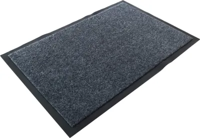 Produktbild von Homeline Schmutzfangmatte Fußmatte 60 x 90 cm anthrazit gummierte Rückseite