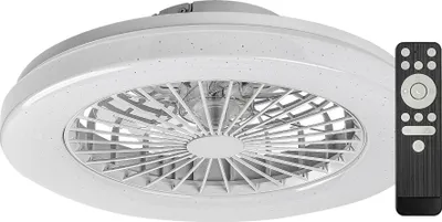 Obrázok produktu pre Rabalux Biele stropné LED svietidlo s ventilátorom Dalfon2 485mm 48W RGB+CCT s DO 71333