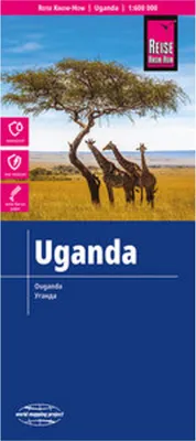 Produktbild von Reise Know-How Landkarte Uganda (1:600.000)