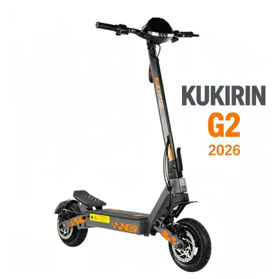 Produktbild von G2 Elektroroller für Erwachsene, 48V 15,6Ah, 10 Zoll tubeless Offroad‑Reifen, Doppelscheibenbremsen vorne & hinten, max. 120 kg Zuladung, IPX4