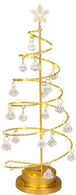 Immagine prodotto di Decorazione MagicHome Natale, Albero, 30xLED bianco caldo, IP20, 2xAA, 40 cm